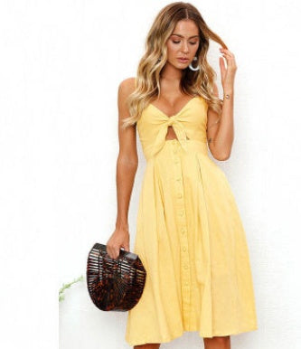 Belle Bow Back Charm Dress