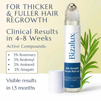 Bizalux Rosemary Roll-On Hair Growth Oil BIZALUX