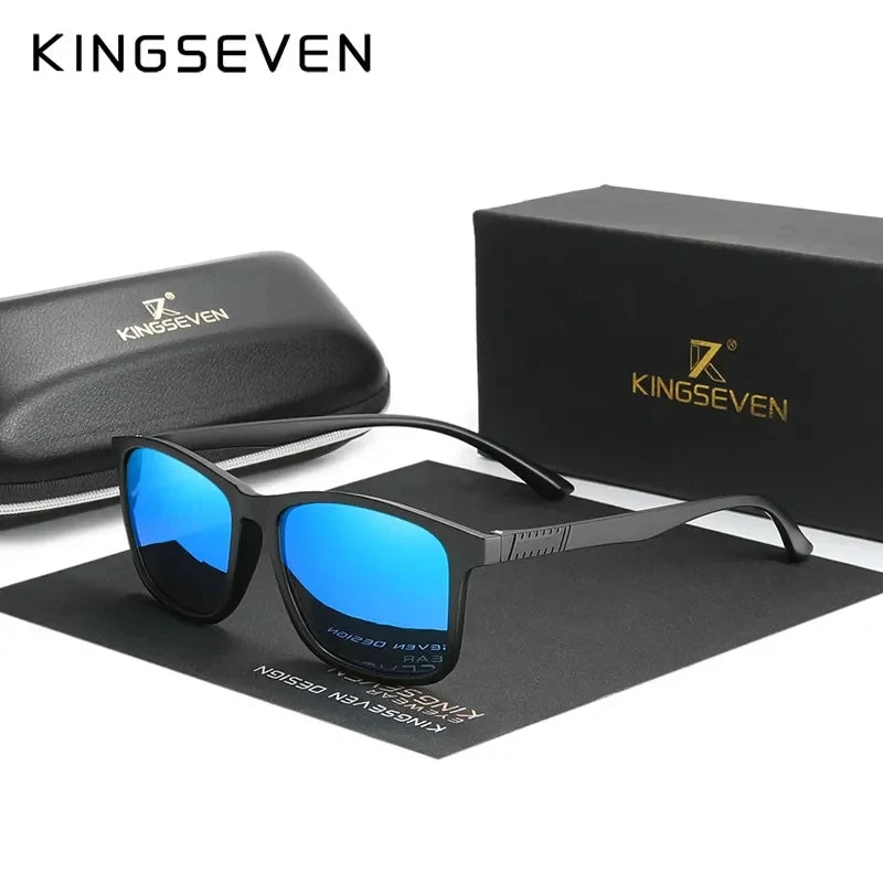 KINGSEVEN 2023 New Ultra Light TR90 Sunglasses Men Polarized Cat.3 UV400 TAC Lens Driving Sun Glasses Women Casual Eyewear