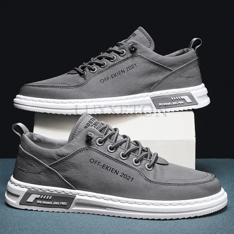 Men Sports Shoes 2024 New Flat Bottom Non Slip Wear Resistant Breathable Sports Fashion Canvas Casual Brand Men Vulcanized Shoes