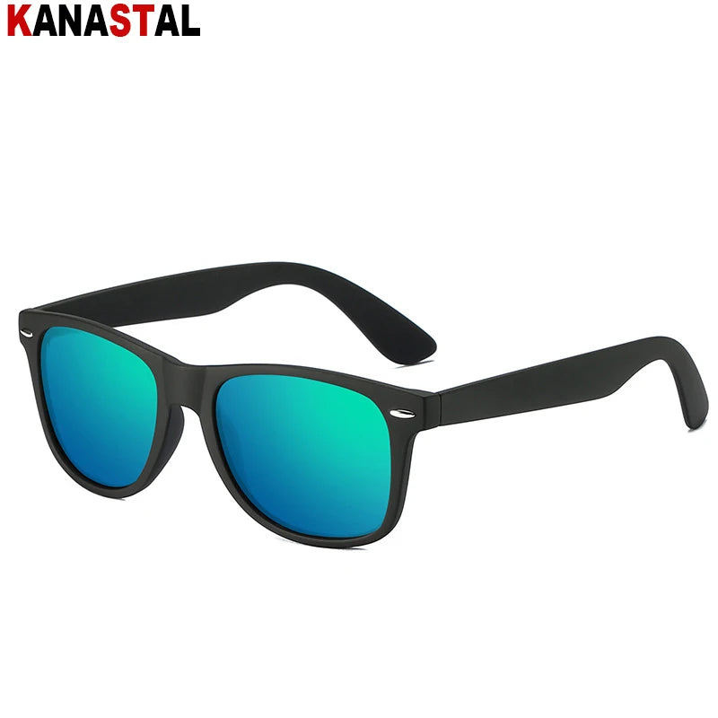 KANASTAL Polarized Sunglasses Men Women Brand Design Driving Square Frame Sun Glasses Male Classic Gafas De Sol UV400